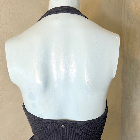 GUESS, Black Knit Halter Crop Top, Size XS, Like New - Picture 5 of 6